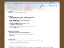 Tablet Screenshot of jasminenarcisse.com